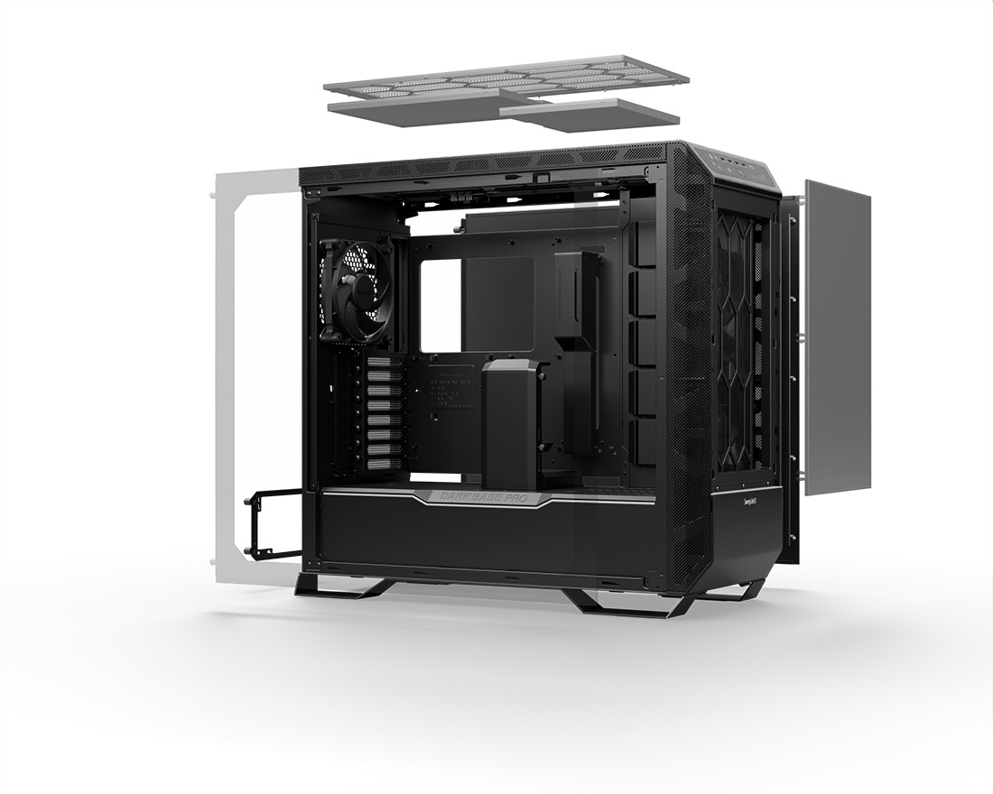 DARK BASE PRO 901 | Black silent high-end PC cases from be quiet!